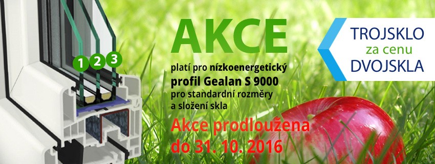 Novinka & akce-Akce trojsklo za cenu dvojskla