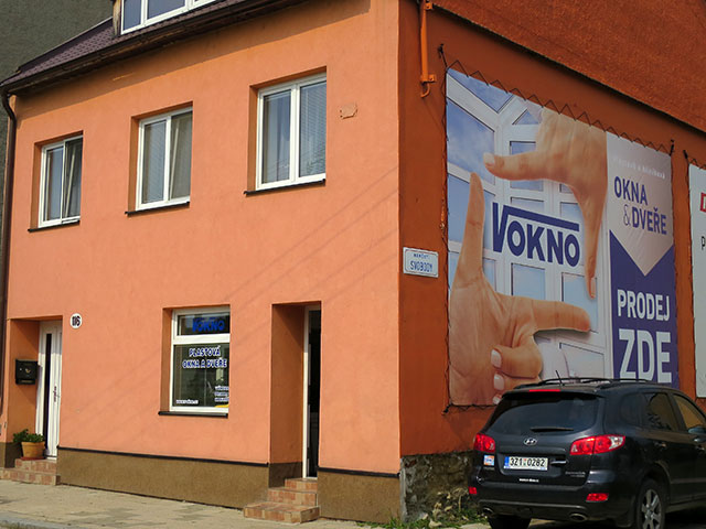 Holešovská pobočka firmy V okno Holešovská pobočka firmy V okno