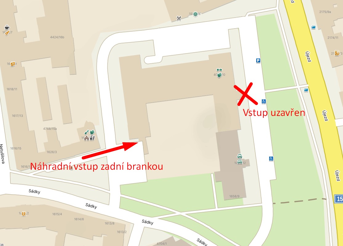 Náhradní vstup